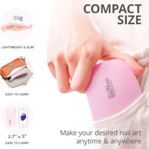 Mini UV LED nail lamp portable gel curing nail dryer pocket size