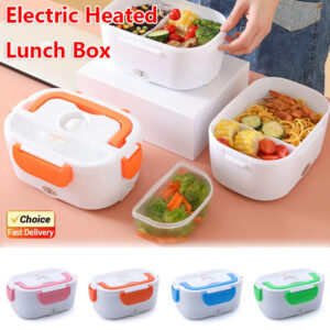 Multi-functional stainless steel electric lunch box portable food heater removable container