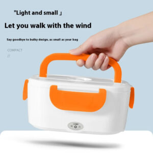 Multi-functional stainless steel electric lunch box portable food heater removable container