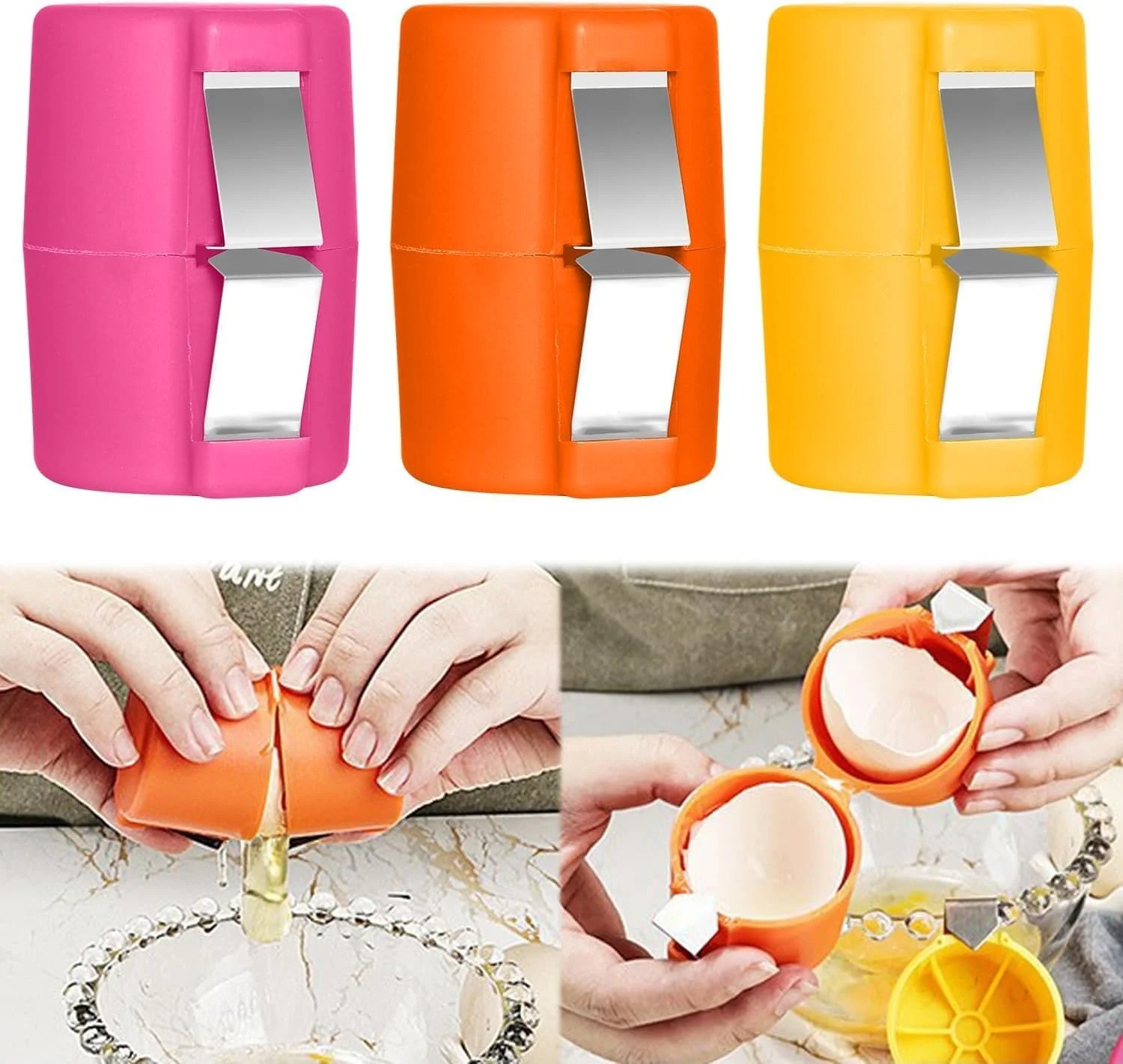 Egg shell opener smooth cutting durable egg opening tool