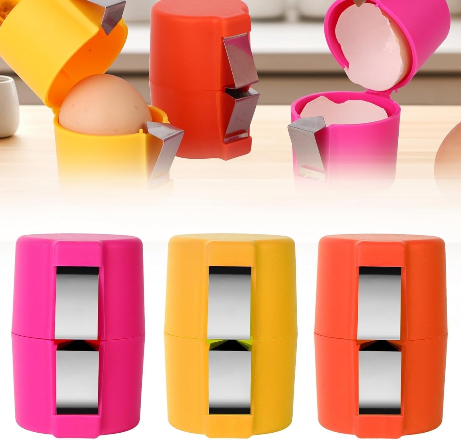 Egg shell opener smooth cutting durable egg opening tool