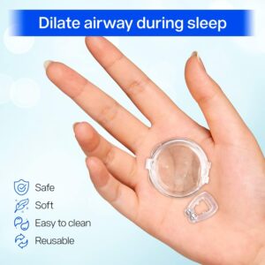 Silicone magnet anti snore nose clip pack of 4 sleep aid