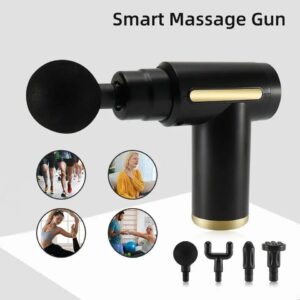 Professional smart percussion massage gun deep tissue muscle massager