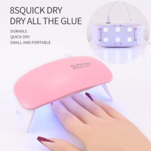 Mini UV LED nail lamp portable gel curing nail dryer pocket size